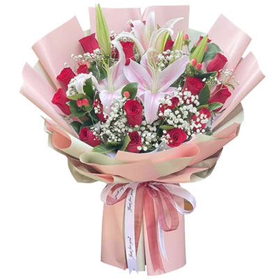 芜湖20朵红玫瑰百合，行动证明我的爱