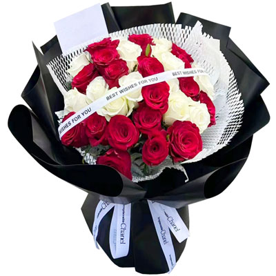 芜湖28朵玫瑰花混搭，充满爱的温暖